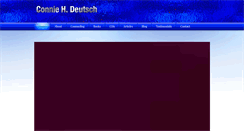 Desktop Screenshot of conniehdeutsch.com